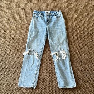 Abercrombie 90’s straight ultra high rise